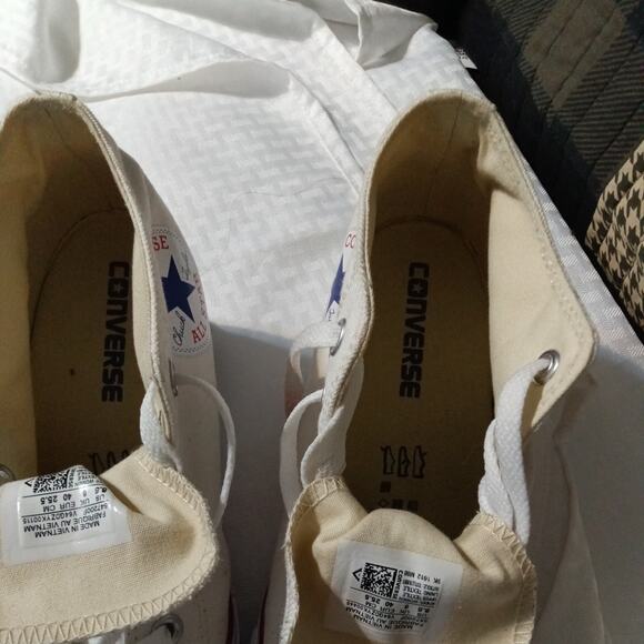 Converse Womens Chuck Taylor All Star High Top Shoes Size 8.5 Optic White - Picture 6 of 8